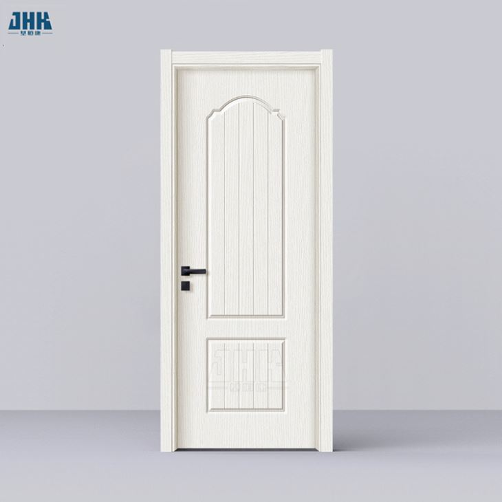 木色单面板 PVC 铰链门，复合门设计